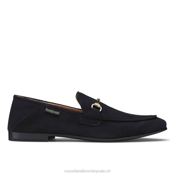 bleu 8BN6570 Hommes Russell And Bromley mocassin m mocassin à mors