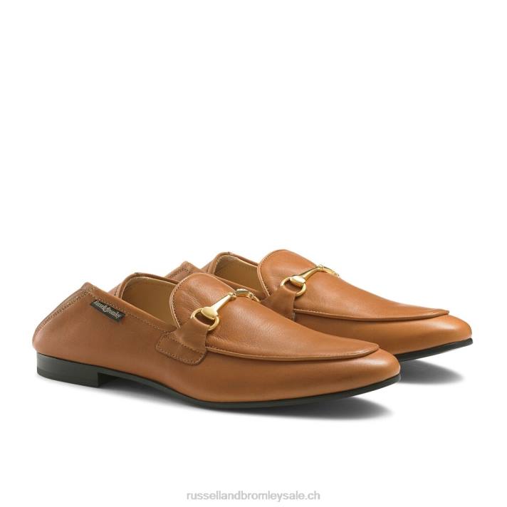 bronzer 8BN6568 Hommes Russell And Bromley mocassin m mocassin à mors