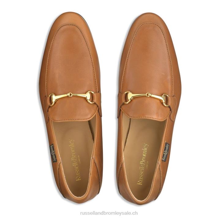 bronzer 8BN6568 Hommes Russell And Bromley mocassin m mocassin à mors