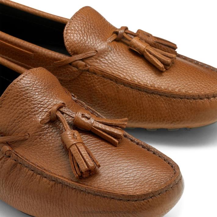 brun 8BN6493 Hommes Russell And Bromley pilote de pompon monza