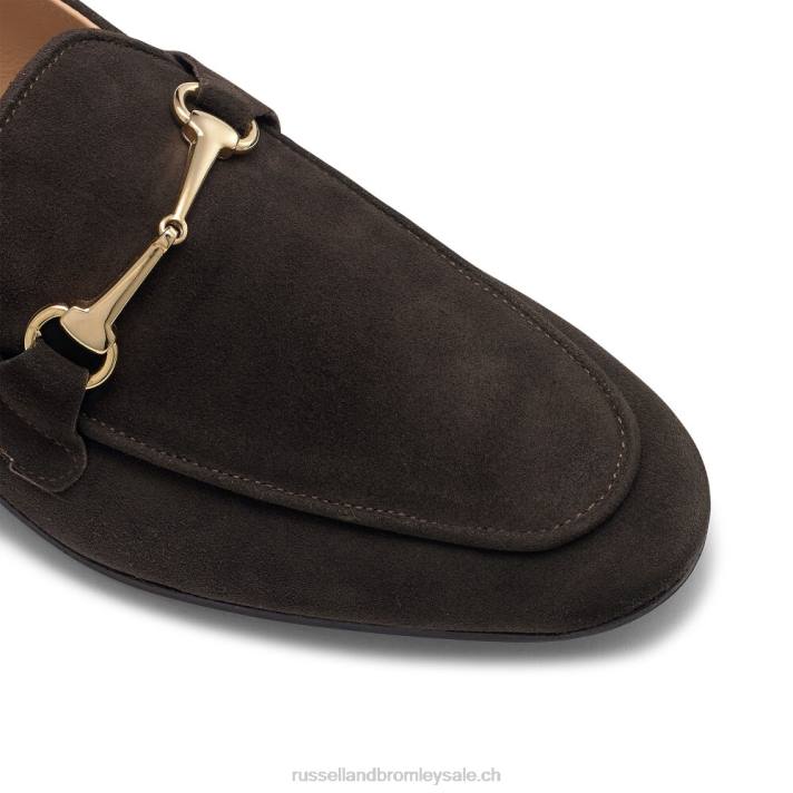 brun 8BN6554 Hommes Russell And Bromley mocassin m mocassin à mors