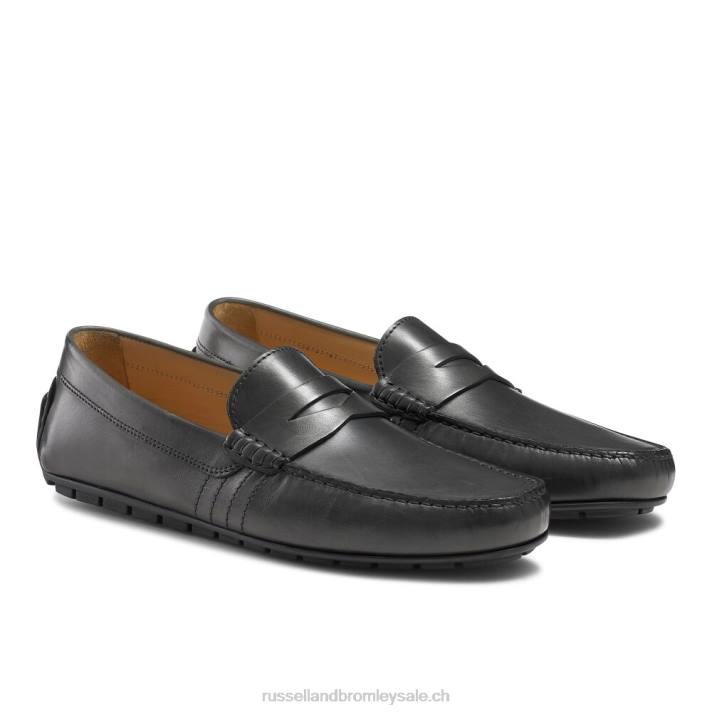 gris 8BN6486 Hommes Russell And Bromley pilote d\'usure douce