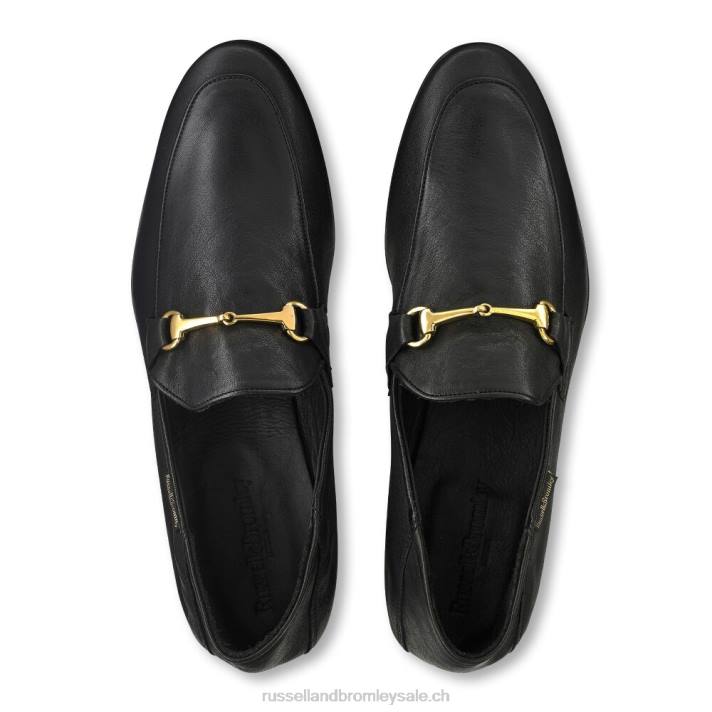 noir 8BN6550 Hommes Russell And Bromley mocassin m mocassin à mors