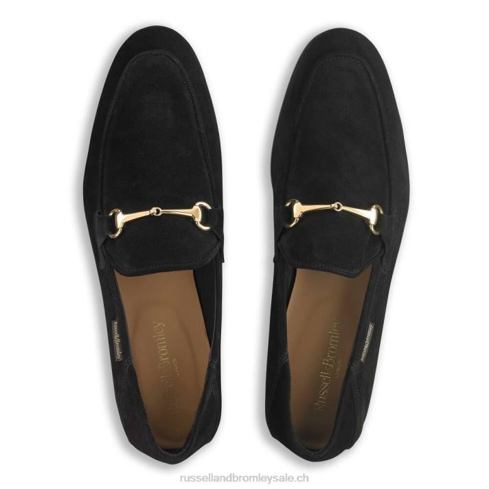 noir 8BN6552 Hommes Russell And Bromley mocassin m mocassin à mors